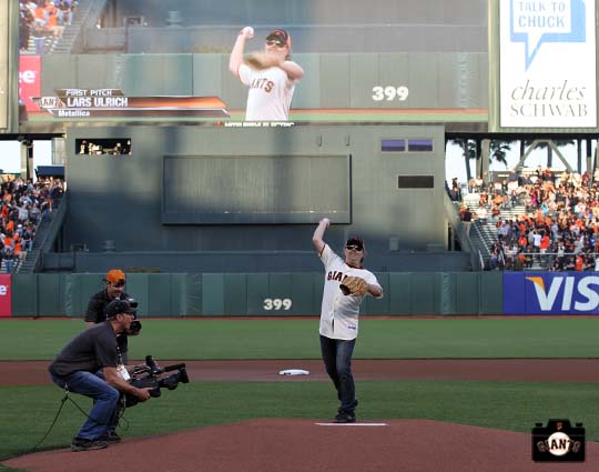 Metallica visits AT&T Park on Friday, May 3, 2013.