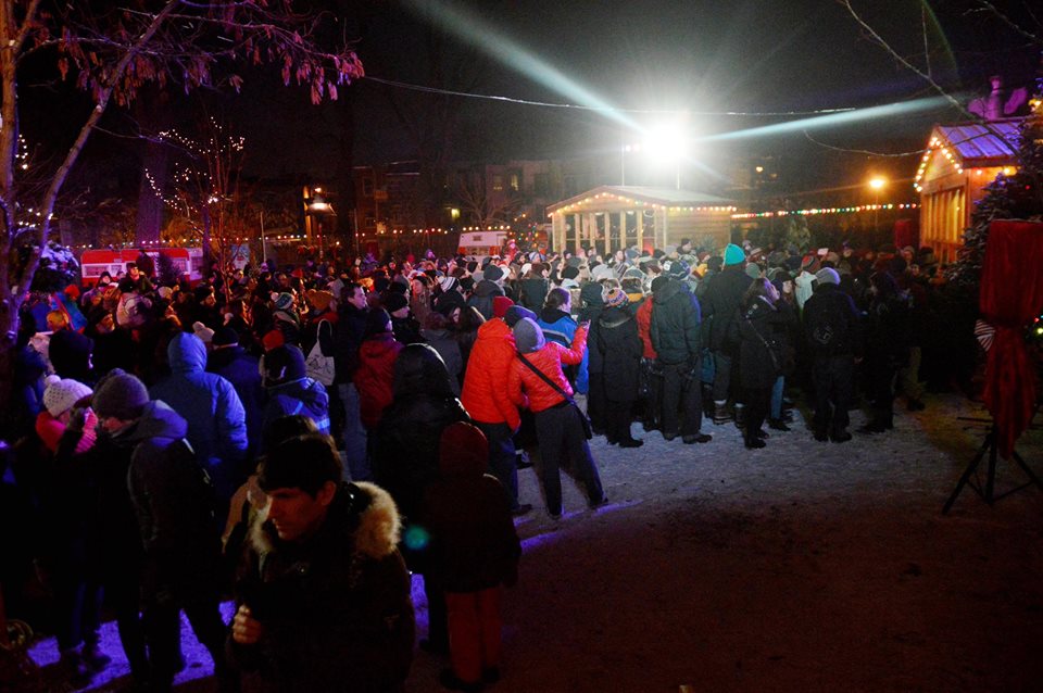 noel dans le parc montreal