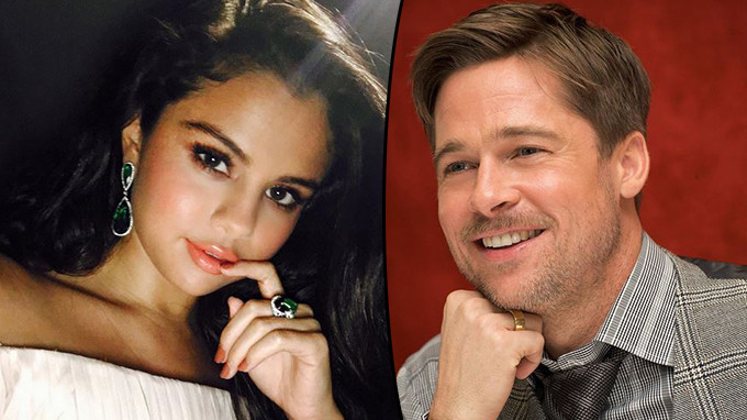 selena gomez brad pitt