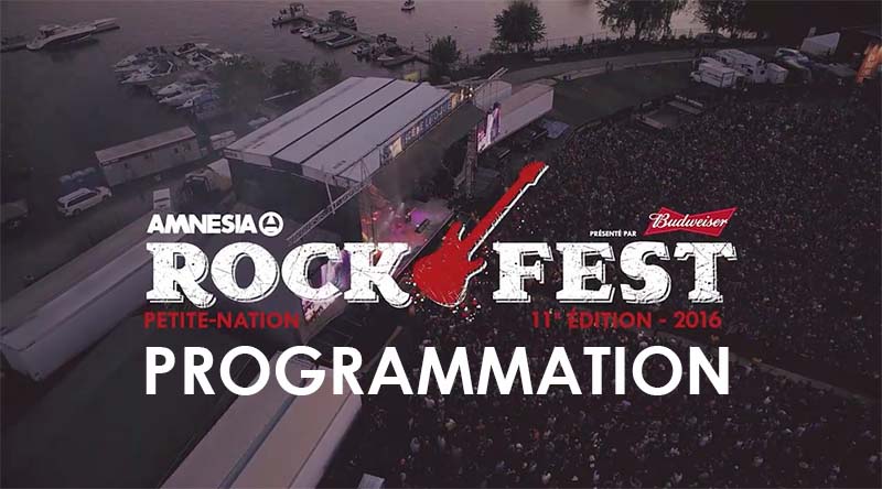 rockfest 2016 programmation
