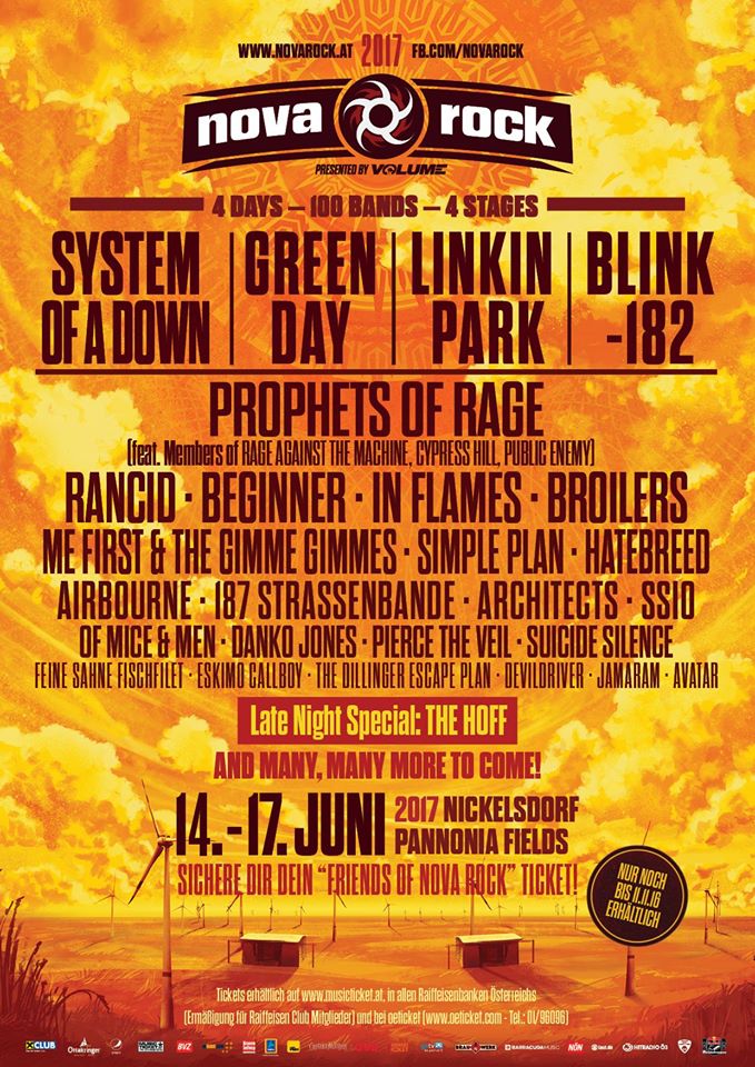 nova rock festival 2017