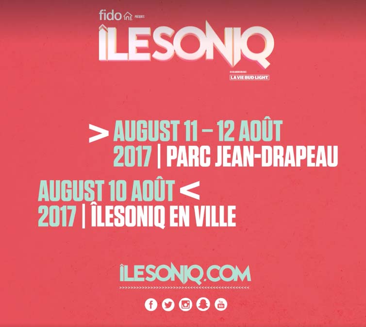 dates ilesoniq 2017