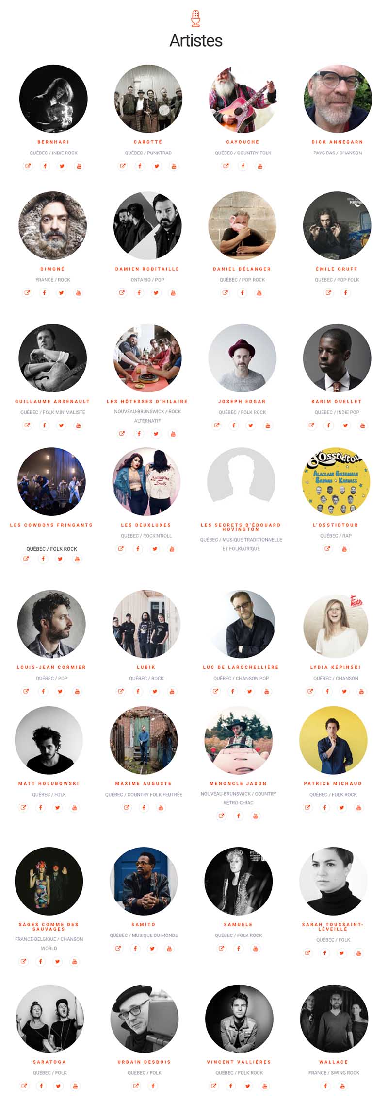programmation festival chanson tadoussac 2017