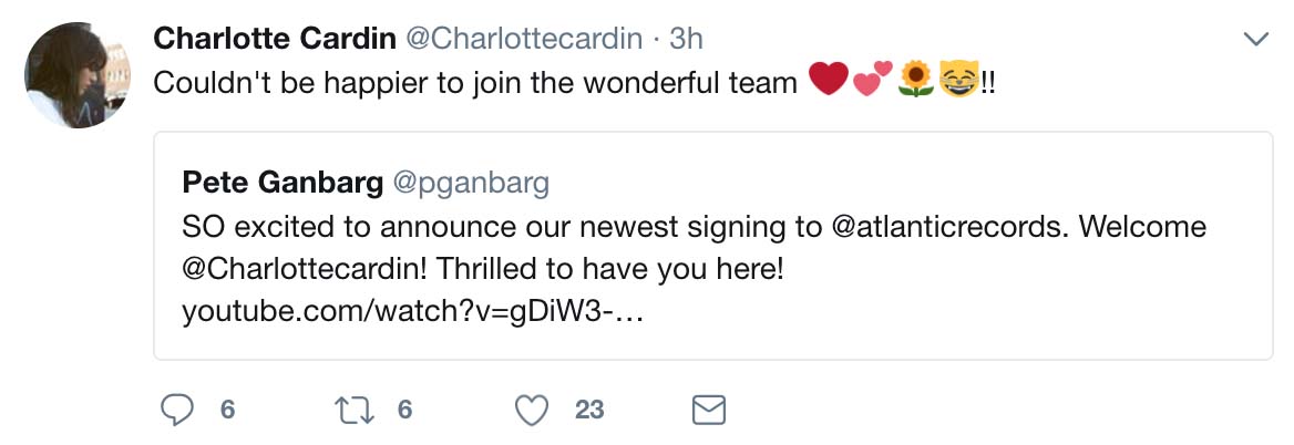 charlotte cardin atlantic records