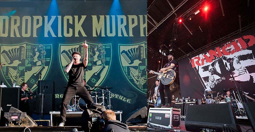 dropkick murphys RANCID live