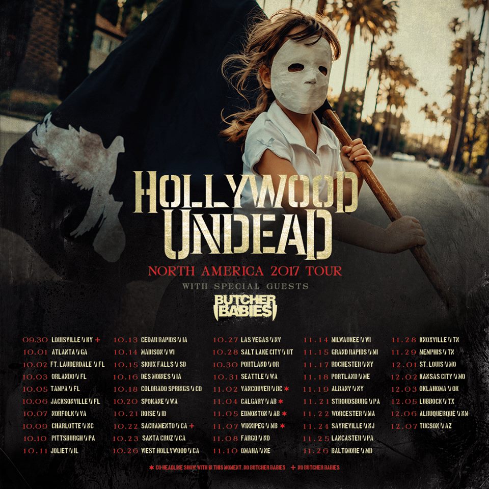Hollywood Undead Tournée