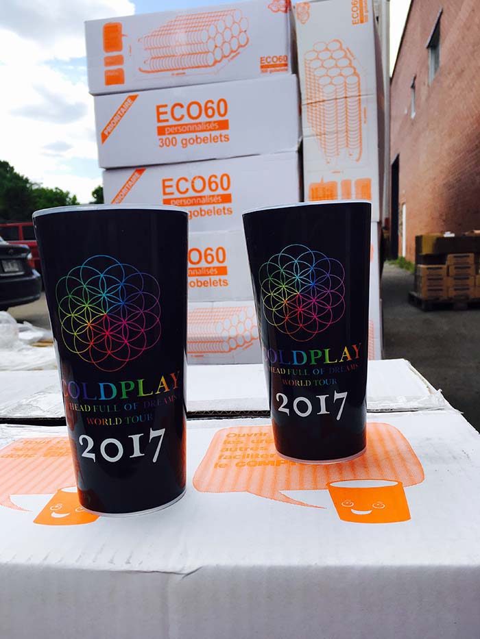 coldplay ecocup