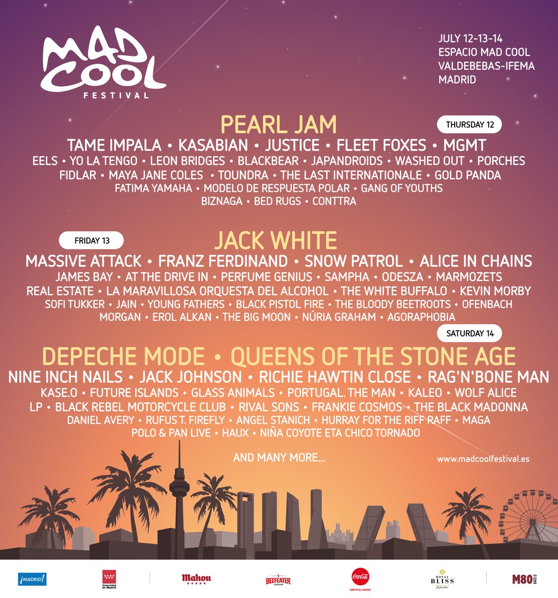 mad cool festival 2018