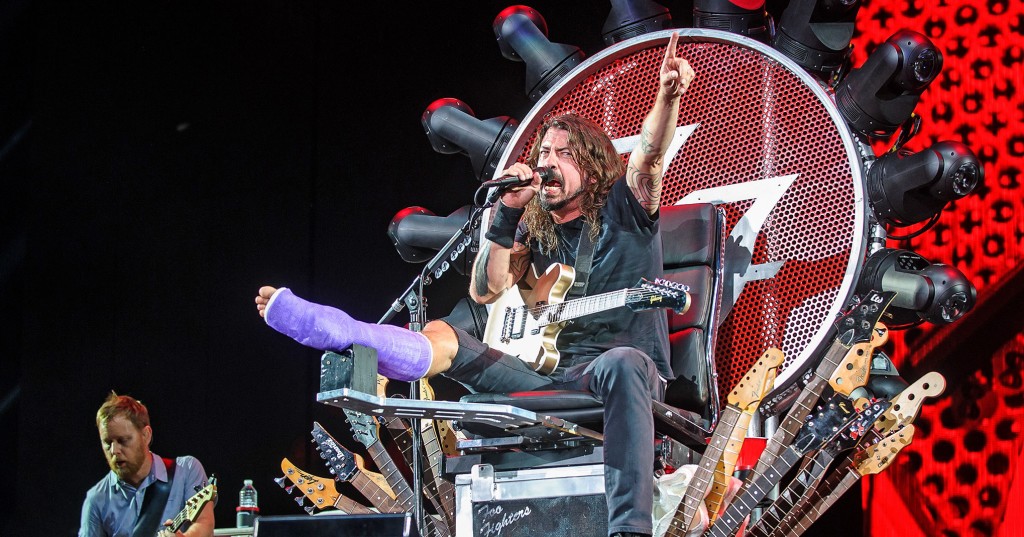 dave grohl jambe
