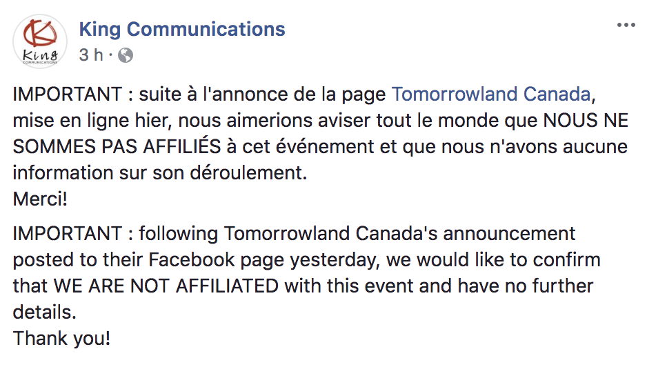 tomorrowland mont tremblant