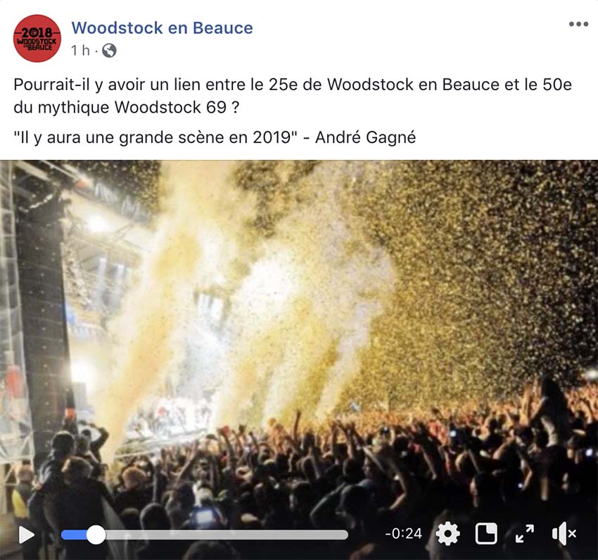 woodstock en beauce 2019