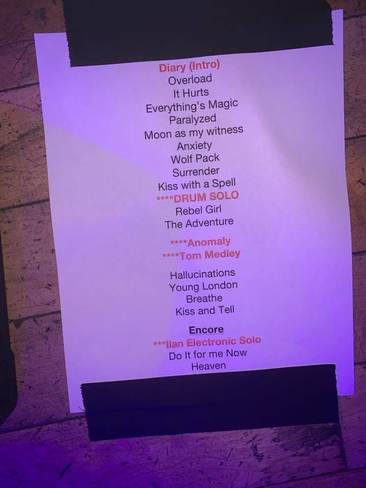 angles and airwaves setlist 2019