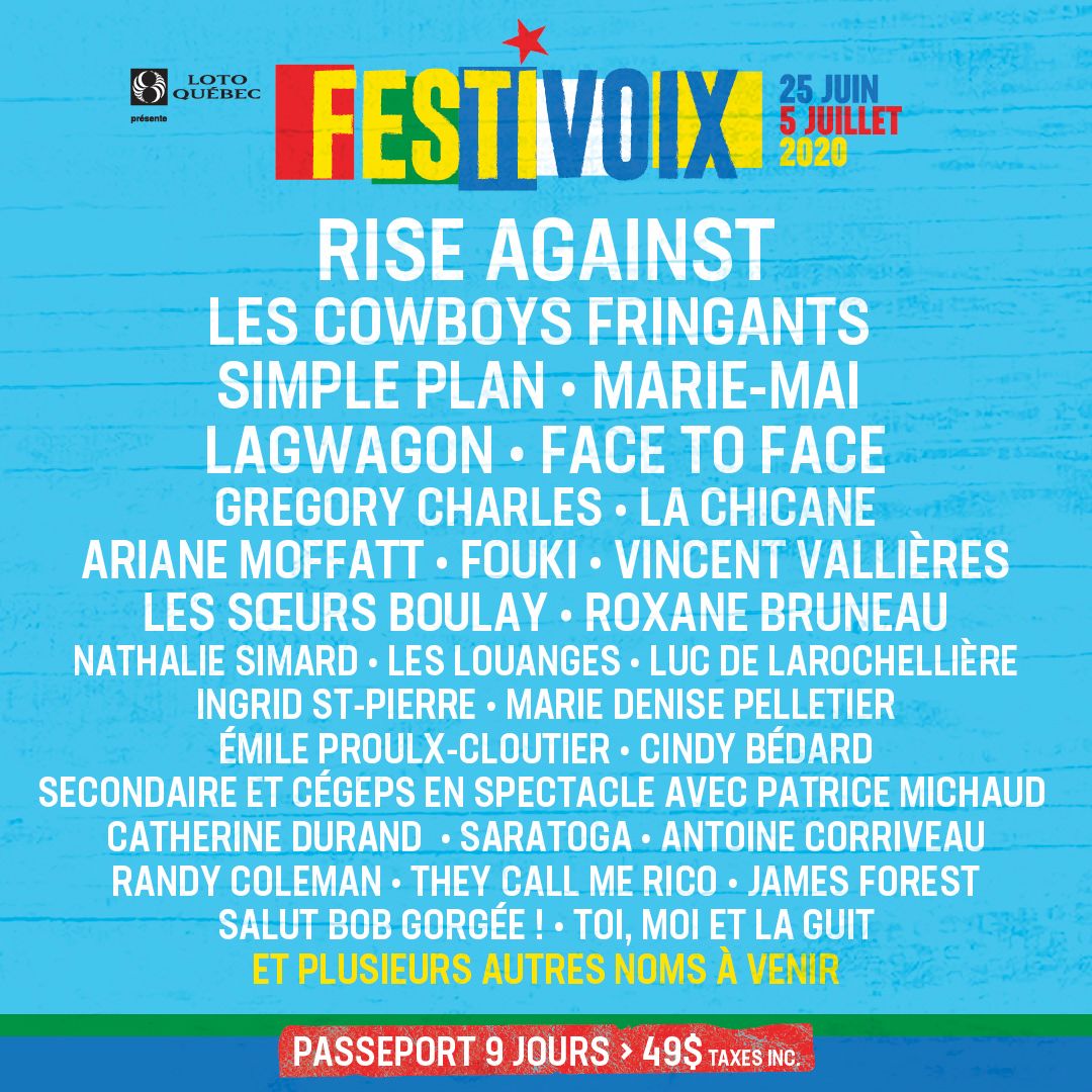 festivoix 2020 programmation