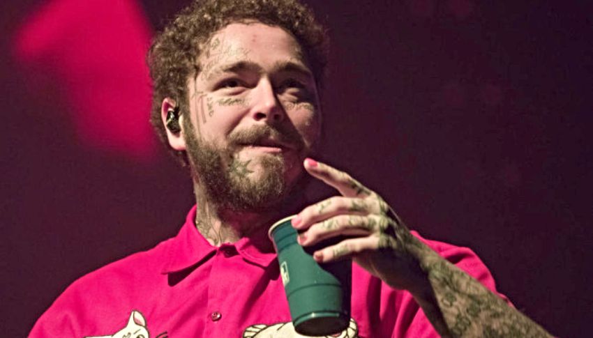 post malone beer pong league