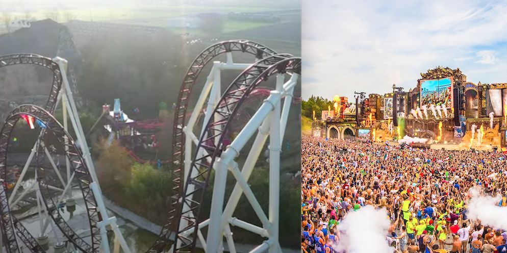 tomorrowland montagne russe 2021