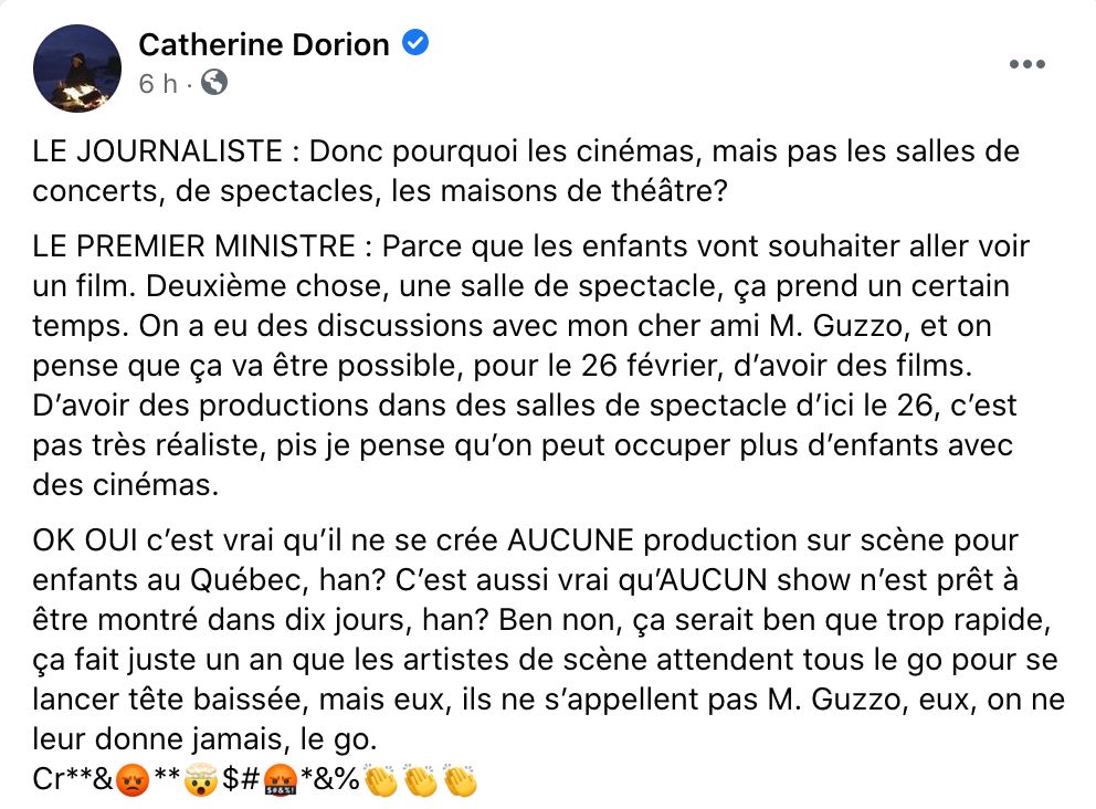 catherine dorion salle spectacle