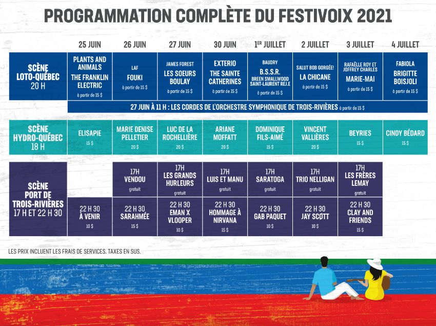 horaire festivoix 2021