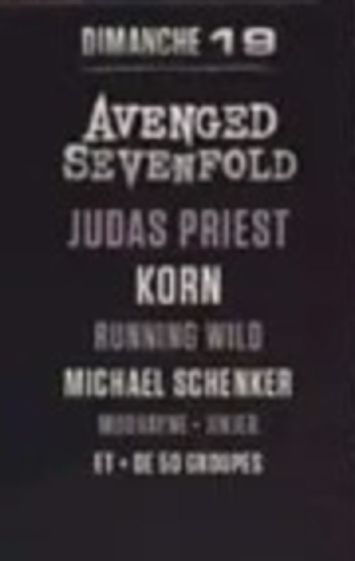 hellfest avenged sevenfold 2022