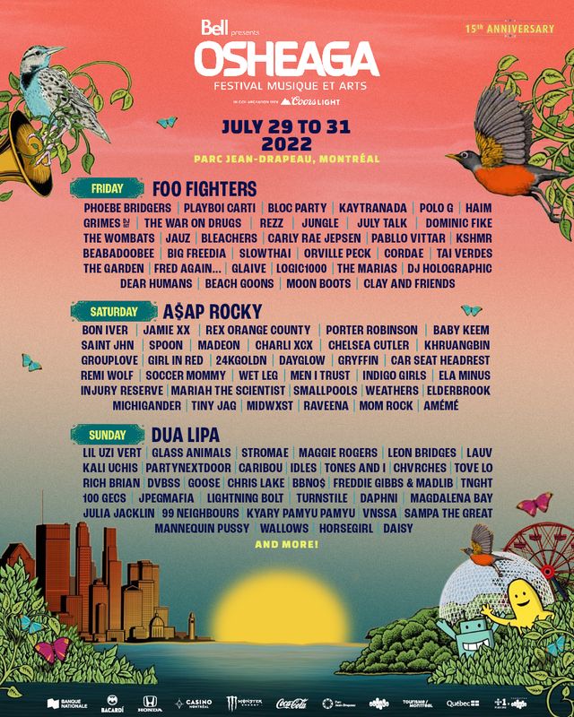 osheaga 2022 fausse affiche