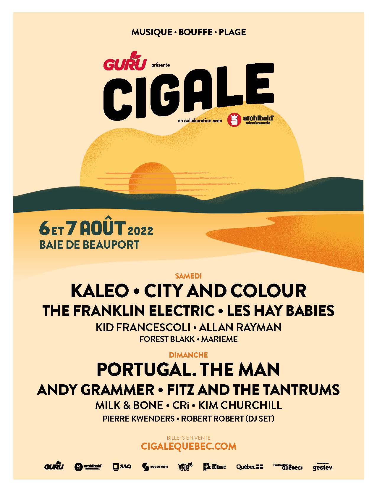 cigale festival baie de beauport 2022