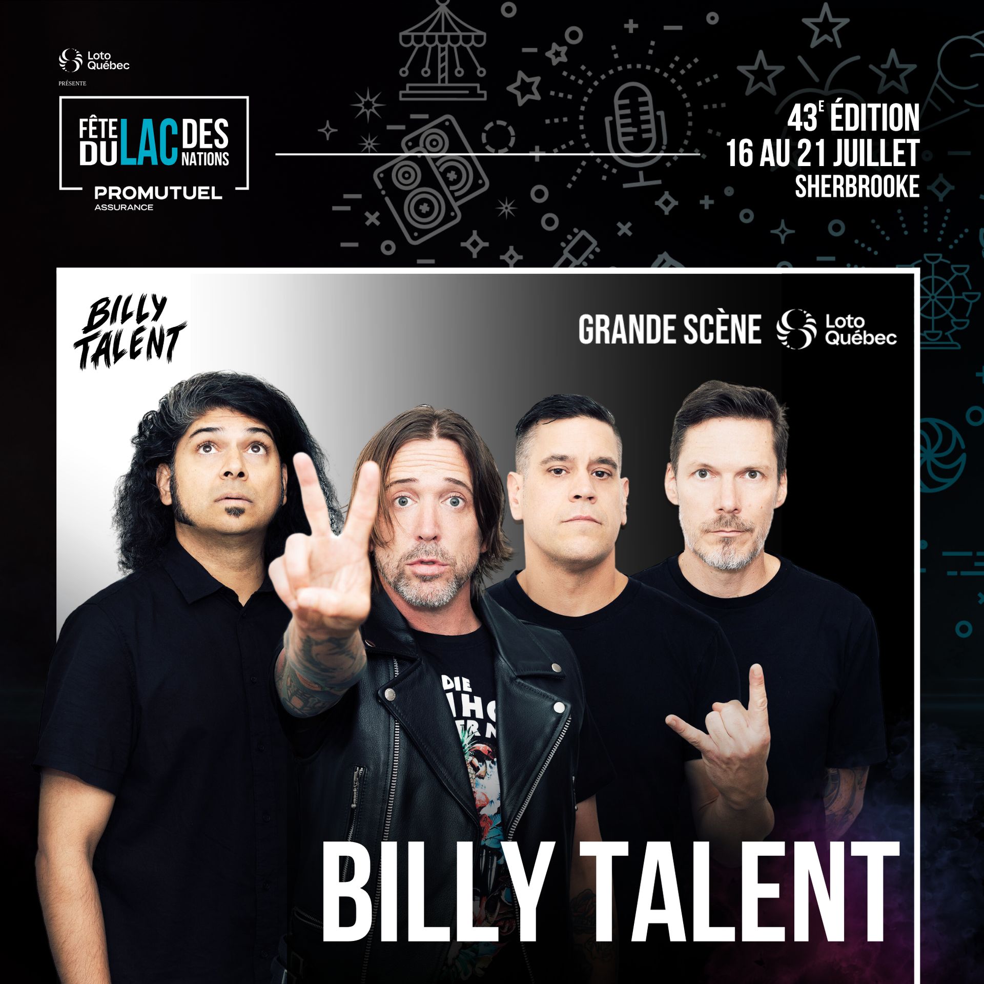 billy talent lac des nations 2024