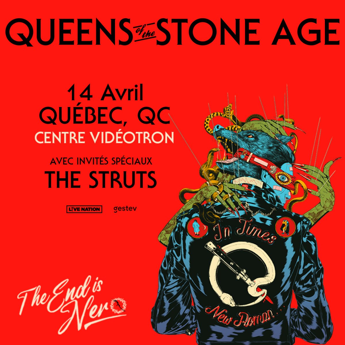 queens of the stone age centre videotron 2024