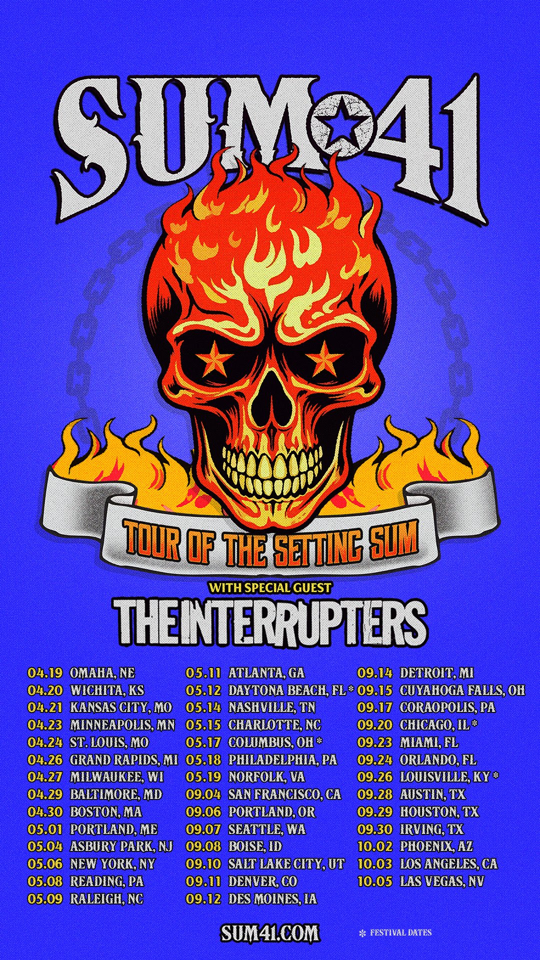 sum 41 the interrupters tournee