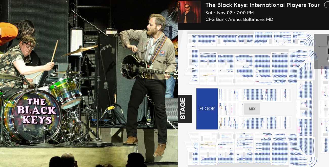 black keys tour billets 2024