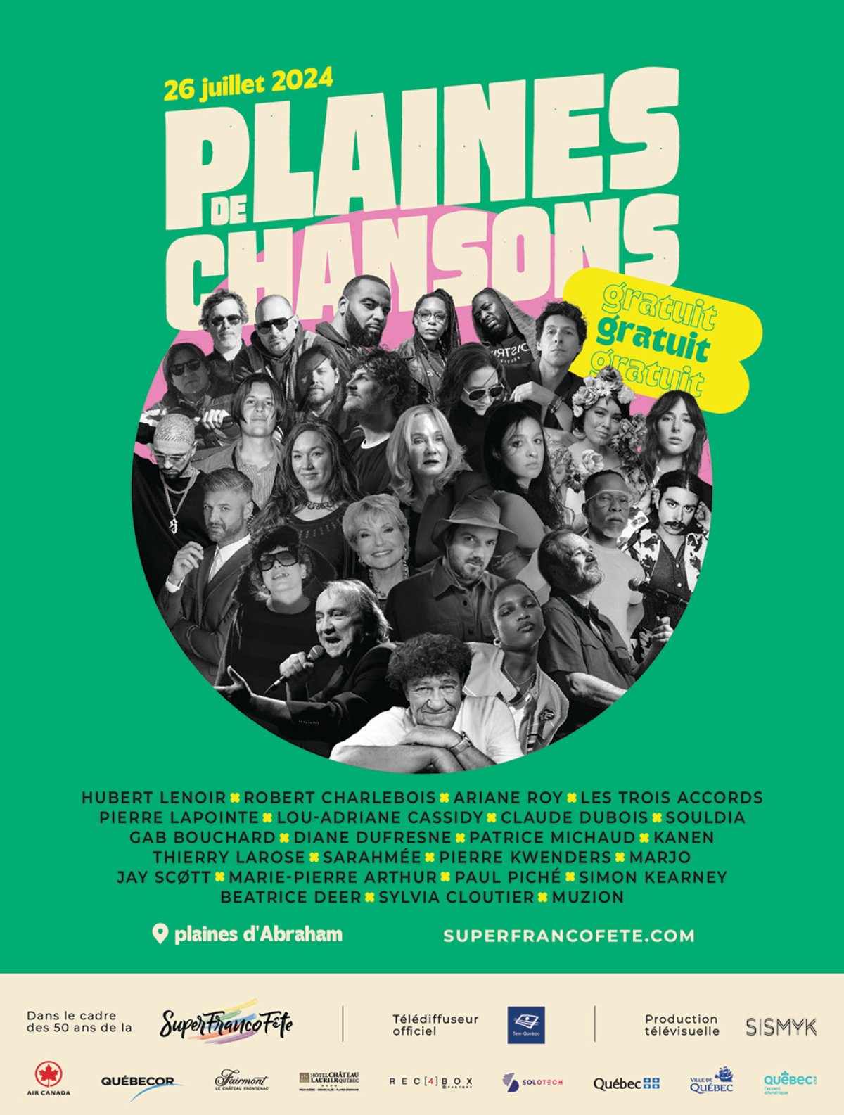 plaines de chansons 2024