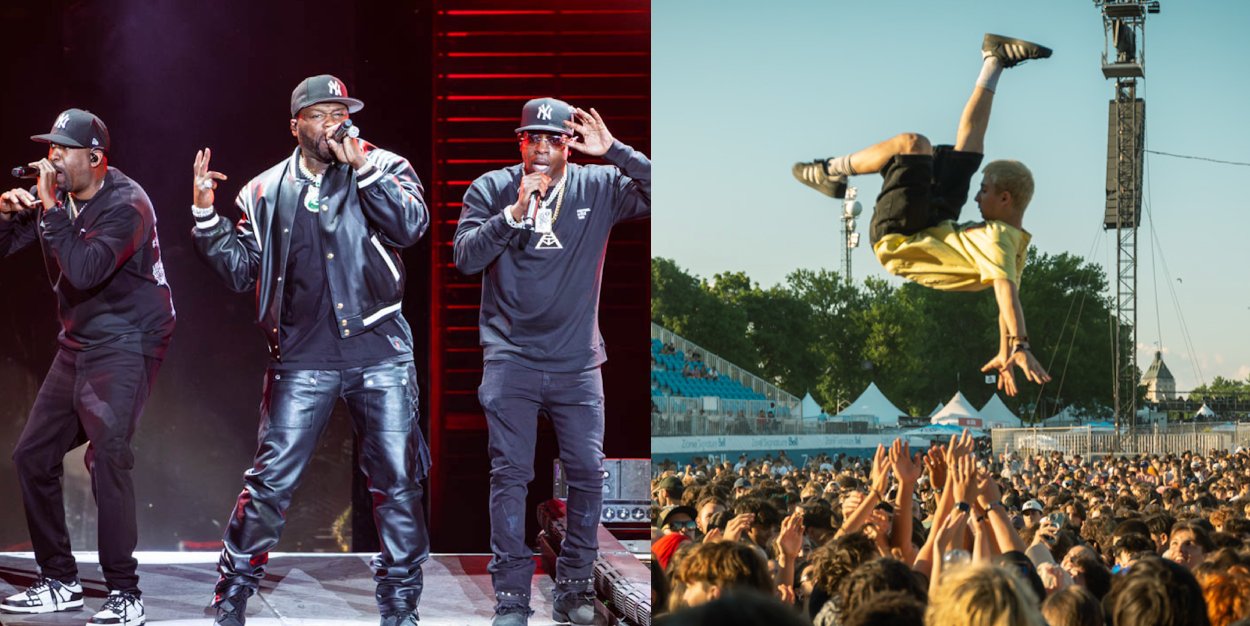 100 photos du concert de 50 Cent et des fans présents au Festival d'été ...