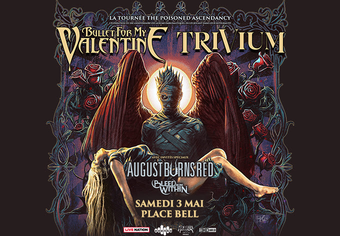 bullet for my valentine trivium place bell laval 2025