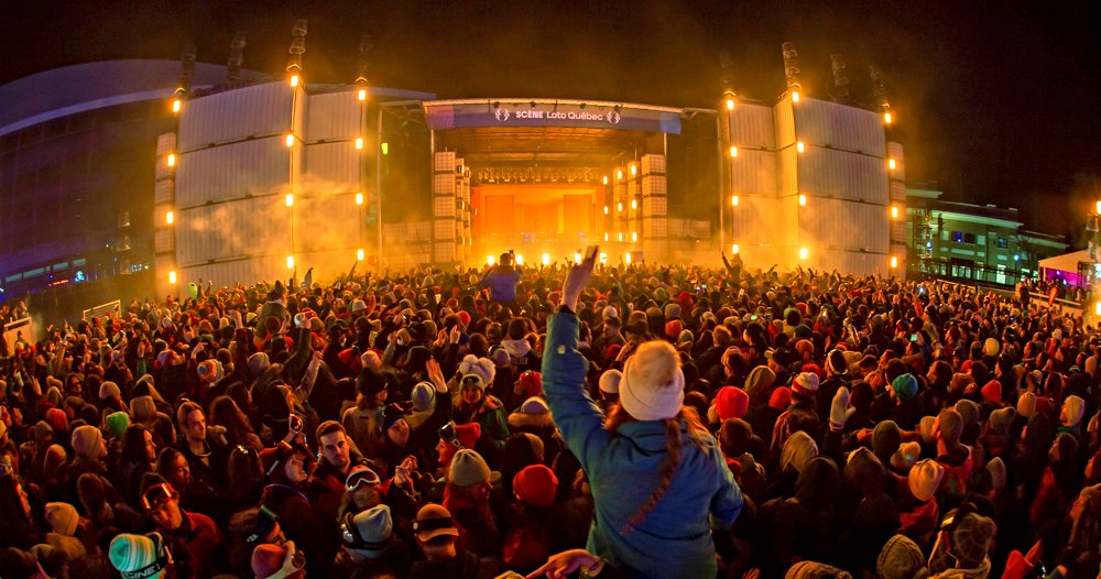 igloofest quebec scene