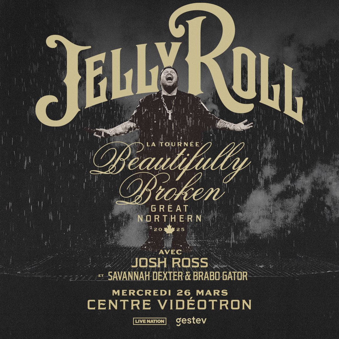 jelly roll centre videotron 2025 affiche