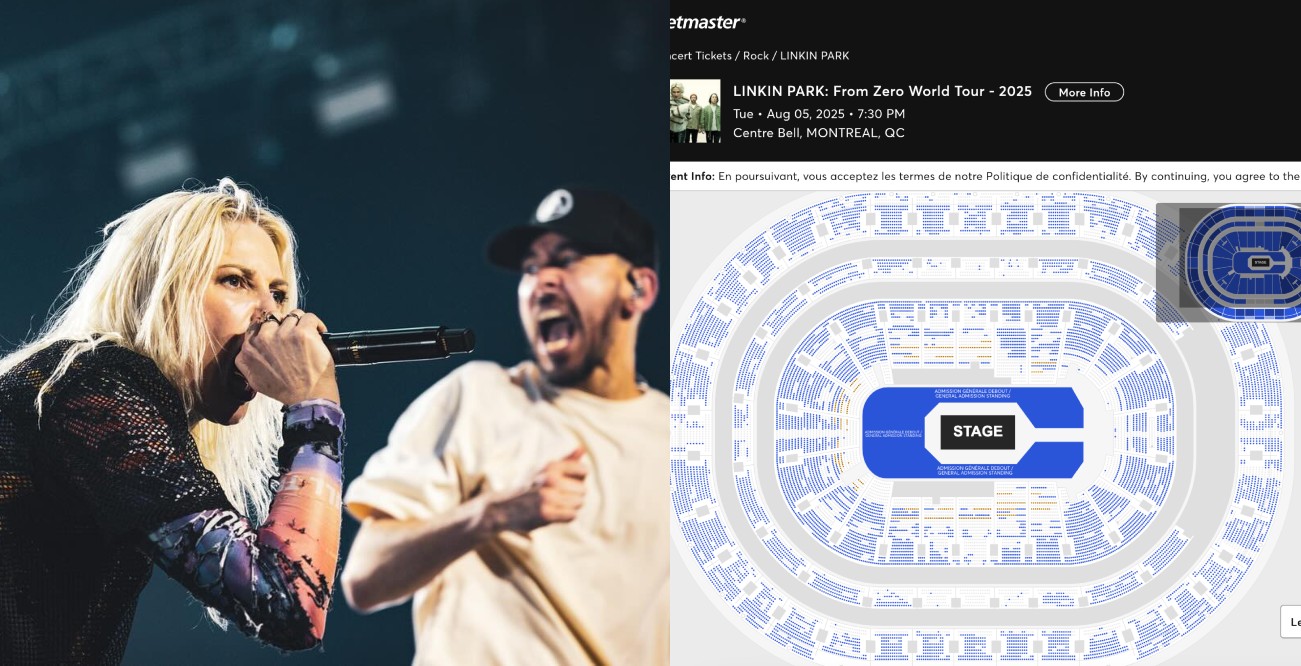 linkin park 5 aout centre bell billets