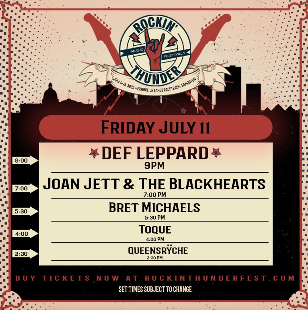 def leppard joan jett rockin thunder 2025