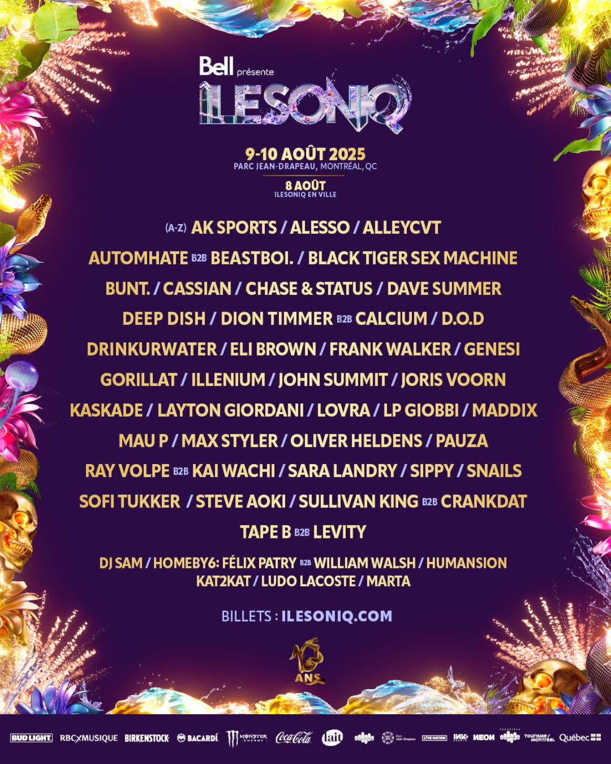 ilesoniq 2025 programmation