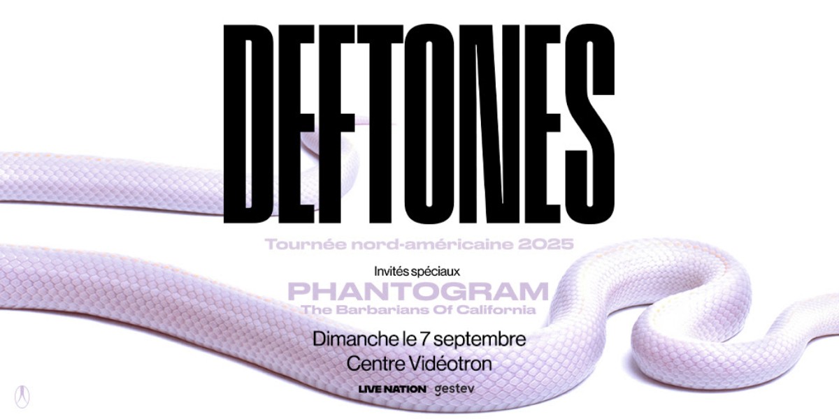 deftones centre videotron quebec 2025